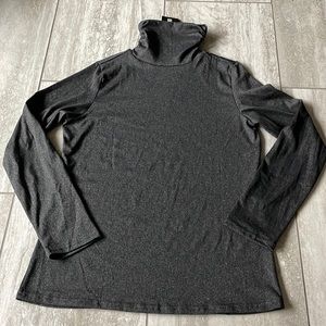 Gray & Blue Large Long sleeves Double JU shirt